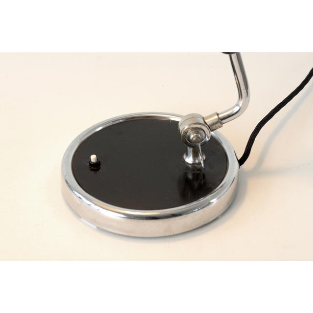 Black Model 6632 Desk Lamp by Christian Dell for Kaiser Leuchten, Germany, 1930s For Sale - Image 8 of 14