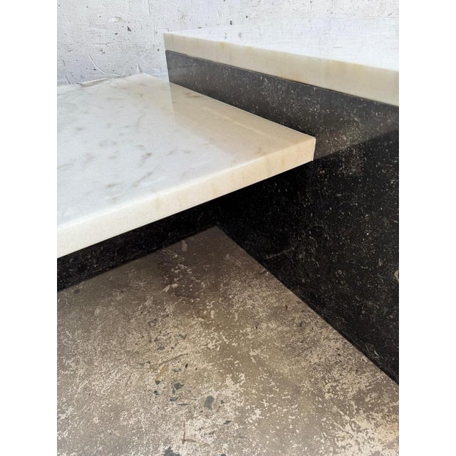 Vintage Coffee Table in Marble and Granite For Sale - Image 6 of 12