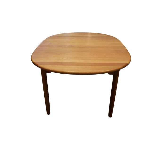 KP Møbler Dining Table in Oak with Extension Leaves by Kurt Østervig for Kp Møbler, 1960s For Sale - Image 4 of 18