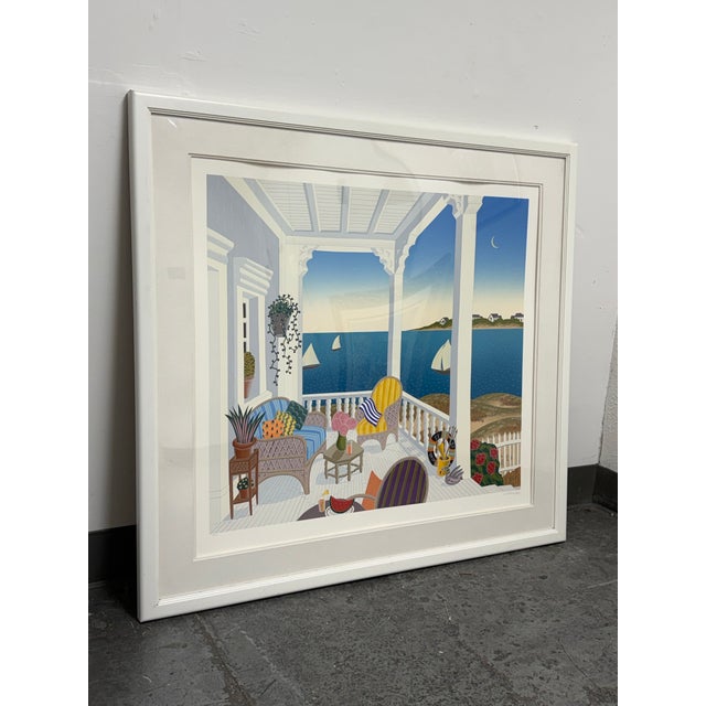 Coastal Thomas McKnight “Martha’s Vineyard” Limited Edition Serigraph For Sale - Image 3 of 12