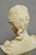 Vintage Victorian Style Carved Marble Young Lady Maiden Bust Statue Sculpture For Sale - Image 14 of 16