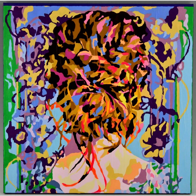 Early 21st Century Frédérique Tristant, Femme Fatale, 2024, Mixed Media For Sale - Image 5 of 5