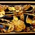 Gold Antique Chinese Gilt Wood Carving of Birds and Flowers For Sale - Image 8 of 14