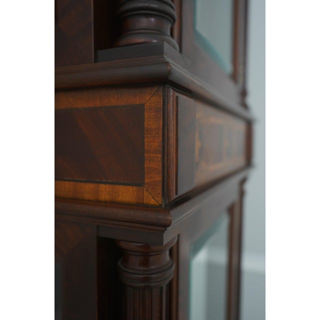 Seth Thomas Inlaid Mahogany 170th Anniversary Grandfather Clock For Sale - Image 14 of 18