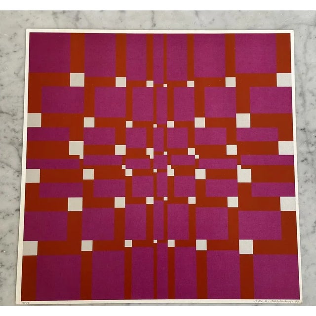 Introducing "Composition, Trilogy Blue" by renowned German artist Max Hermann Mahlmann (1898-1971), a leading figure in...