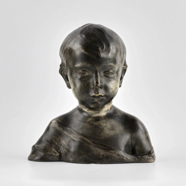 Konstantin Ignatievich Ronchevsky (Latvian Konstantīns Rončevskis; 1874 / 1875-1935) Bust of a Boy in a tunic. Generalized...