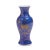 Chinese Chinese Powder Blue Baluster Form Vase Decorated With Gilt Tracery, 1800's For Sale - Image 3 of 8