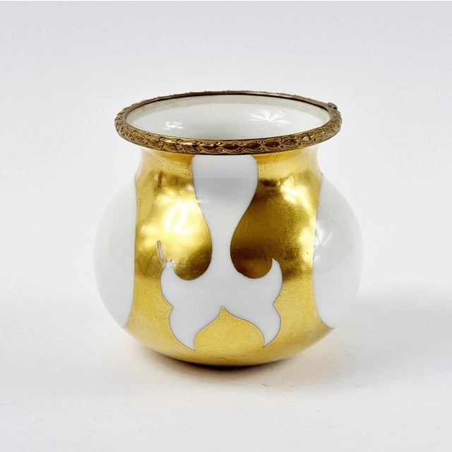 Antique French Vase by Sevres Porcelain For Sale - Image 4 of 8