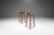 Introducing a rare set of Danish Modern barstools designed by the influential Hugo Frandsen for Spøttrup Mobler. Save for...