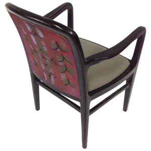 Jack Lenor Larsen Painted Textile Lounge Chair