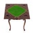 Victorian Games Envelope Card Table in Mahogany, 1890s For Sale - Image 3 of 11