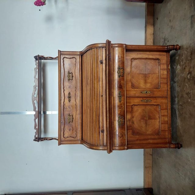 Louis Philippe Cylindrical Secretaire For Sale - Image 5 of 18