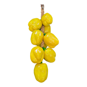 Vintage Ceramic Bell Peppers on a Rope