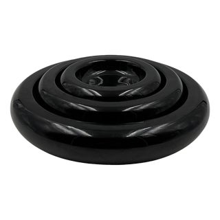 Space Age Stacked Ceramic Ashtrays, 1970s, Set of 3 For Sale