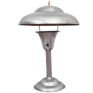 1930's Brushed Steel Desk Lamp