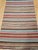 Antique American Amish Rag Runner, Handwoven Wool & Cotton, Stripe Pattern, 3x15 For Sale - Image 9 of 16