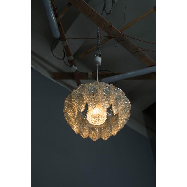 Mid-Century Resin and Glass Pendant, 1960s For Sale - Image 8 of 14