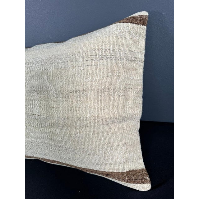 Turkish Hemp Pillow Cushion Natural Beige Brown Pillow Cushion Cover 16" x 24" #30002 Enhance your home decor with our...