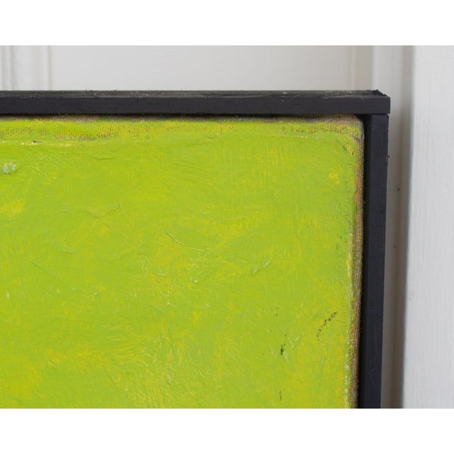 Green Abstract Oil on Canvas Painting by James L. Bruch For Sale - Image 8 of 8