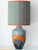Mid-Century Modern Vintage Tall Oversize Textural Glazed Ceramic Table Lamp by Carstens Tönnieshof For Sale - Image 3 of 17