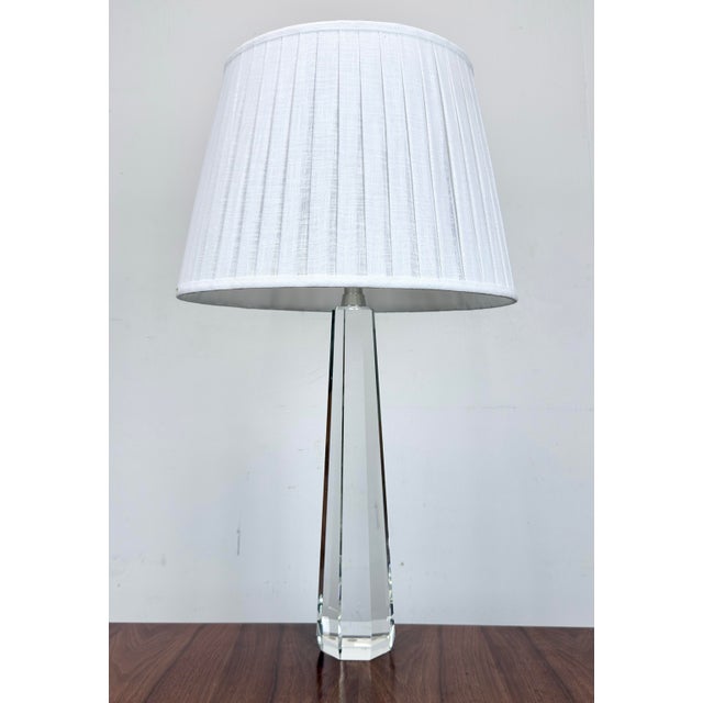 Transparent Hudson Valley Lighting Taylor Collection Crystal Prism 1-Light Table Lamp For Sale - Image 8 of 8