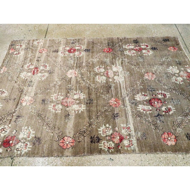 Mid 20th Century Galerie Shabab Collection Mid-20th Century Turkish Rug For Sale - Image 5 of 7