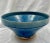Blue Artisan Pottery Hand Thrown Drip Glaze Bowl For Sale - Image 8 of 12