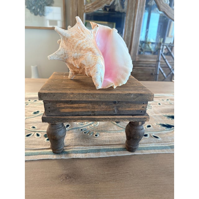 Shabby Chic Rustic Wood Tabletop Riser For Sale - Image 3 of 8