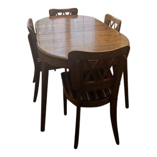 1950s Heywood-Wakefield Dining Set in Wheat For Sale