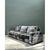 Dark Gray Vintage Monumental Swaim Velvet Sofa For Sale - Image 8 of 16