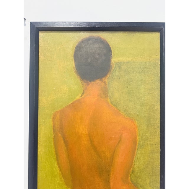 Brown American School Nude Study, School of the Museum of Fine Arts Boston, 1952 For Sale - Image 8 of 10