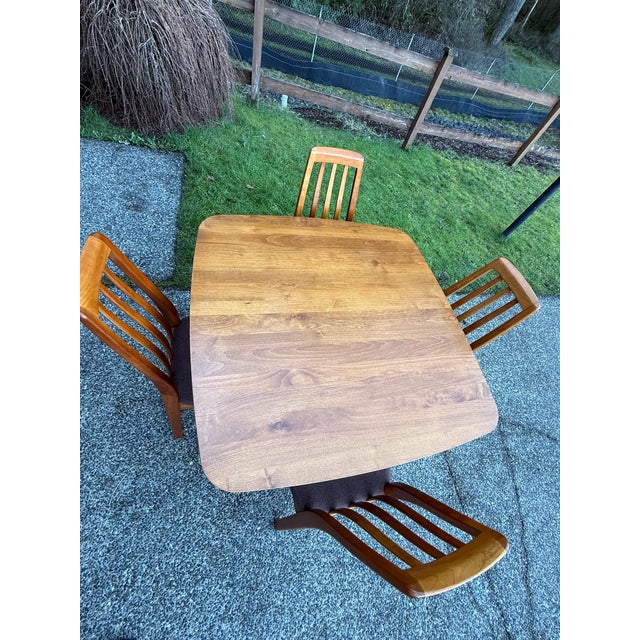 Mid-Century Modern 1990s Mid Century Modern Danish Table Set of 4 For Sale - Image 3 of 11