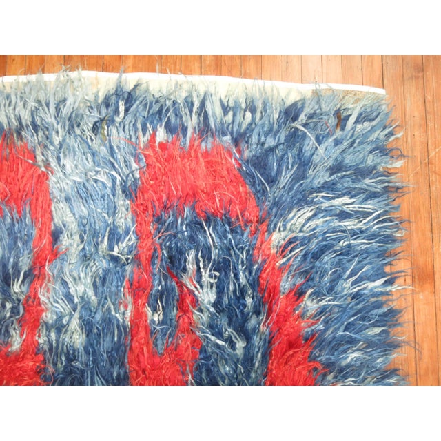 Vintage Turkish Tulu Rug For Sale - Image 9 of 18