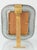 Murano Glass and Brass Picture Frame in Smoke Grey Fumé Torchon from Barovier & Toso For Sale - Image 12 of 15