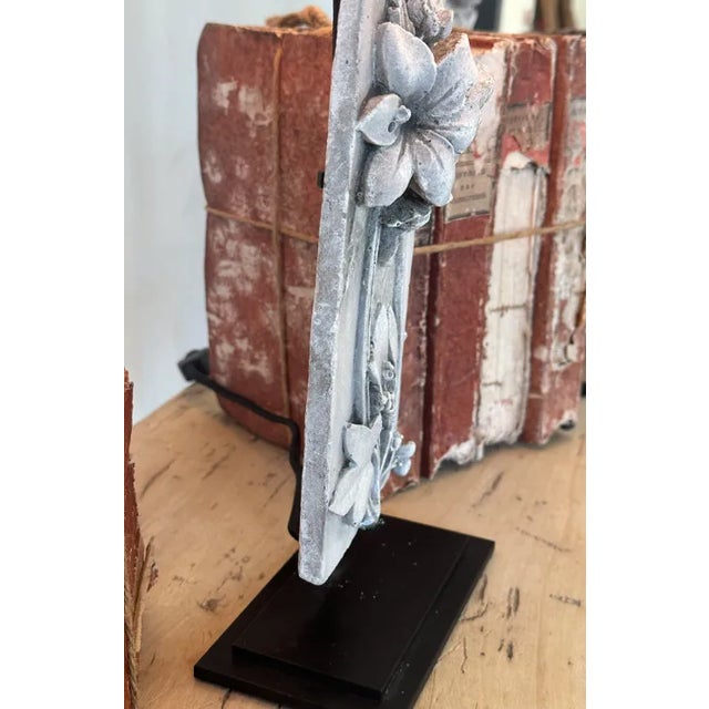 Late 19th Century Late 19th Century Table Lamp Made From Antique Plaster Moulding Fragments For Sale - Image 5 of 7