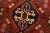 Textile Shiraz Rug 3’9” X 5’3” Red Wool Vintage Tribal Hand-Knotted Oriental Carpet For Sale - Image 7 of 12