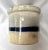 Vintage Blue Stripe Stoneware Crock/Salt For Sale - Image 9 of 11