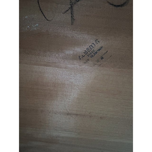 Brown Low Scandinavian Teak Coffee Table from Alberts Tibro, 1965 For Sale - Image 8 of 9