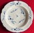 Antique 18th century French Louis XV Chantilly porcelain soup plate, circa 1760. Decorated with underglaze blue sprig on a...