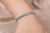 19.7ct Round Cut Blue Topaz & Diamond Classic Wedding Bracelet in 18k White Gold For Sale In New York - Image 6 of 13