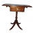Vintage 1940s Brandt Furniture Mahogany Duncan Phyfe Drop-Leaf Side Table For Sale