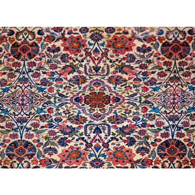 Traditional Early 20th Century Persian Kashan Rug For Sale - Image 3 of 13