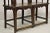 Chinoiserie Vintage Chinese Elm Lacquered Cane Double Chairback Hall Bench For Sale - Image 3 of 11