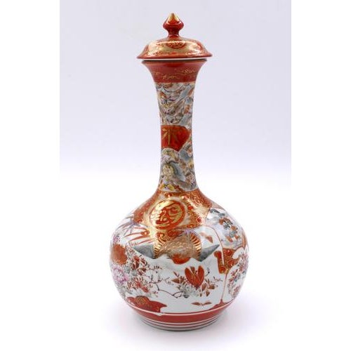 Antique Japanese Kutani Vases, 19th Century, Set of 3 For Sale - Image 13 of 18