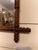 Wood Antique Faux Bamboo Mirror For Sale - Image 7 of 8