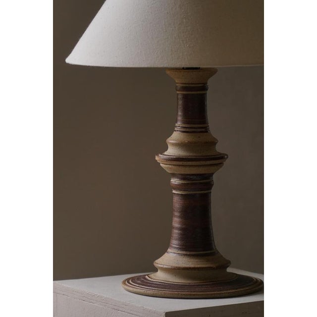 Tue Poulsen Mid-Century Modern Ceramic Table Lamp by Tue Poulsen, Denmark, 1970s For Sale - Image 4 of 18