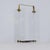 Hollywood regency umbrella stand in acrylic and brass from the 1980s. A light and elegant design that adds a refined,...