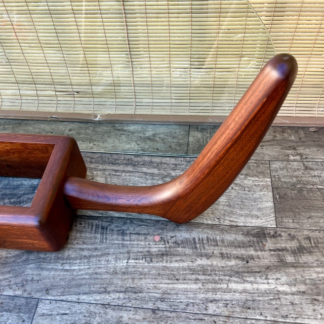 Mid-Century Modern Adrian Pearsall Style Glass Top Coffee Table. Circa 1960s For Sale - Image 16 of 18