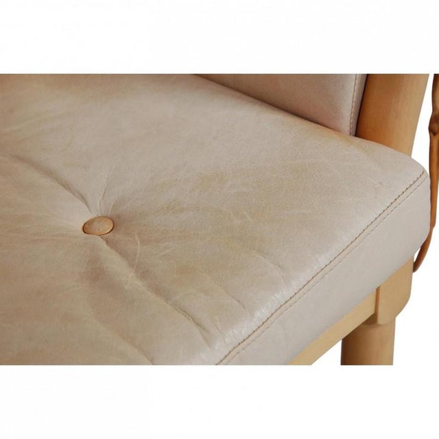 Spoke-Back Sofa in Leather by Børge Mogensen, 1987 For Sale - Image 11 of 18