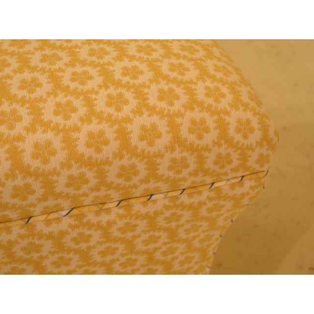 Calico Corners Custom Upholstered Ottomans A Pair Chairish